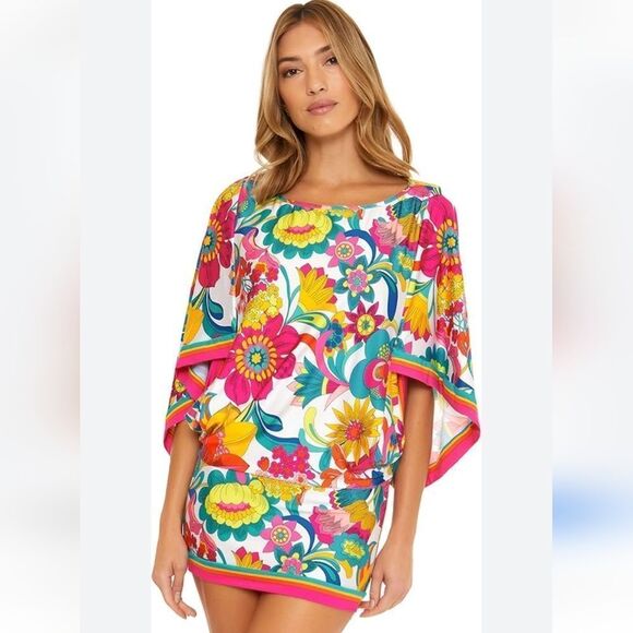 Trina Turk Fontaine Beach Tunic Cover Up NWT - Picture 11 of 11